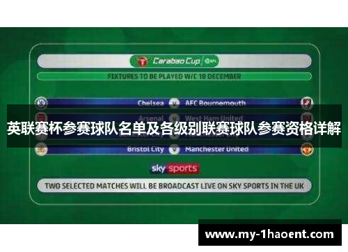 英联赛杯参赛球队名单及各级别联赛球队参赛资格详解 英联赛杯参赛球队名单及各级别联赛球队参赛资格详解